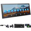 INNOVV 10,3 pollici Wireless-CarPlay, schermo di navigazione auto Android, touch screen 1920 × 720 IPS, autoradio portatile, dual band, audio Bluetooth, Siri, adatto a tutti i veicoli