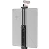 Leaplumin Supporto treppiede per tablet in alluminio con scarpa fredda, supporto treppiede per iPad Pro 12,9, supporto verticale e orizzontale, supporto universale per tablet compatibile con la