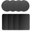 GXGM 8 Pezzi Placche metalliche adesive, Placca metallica adesiva per Calamite cellulare auto - Piastra metallo universale con adesivo, 4 rotondi e 4 rettangolari