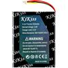 Generic Batteria di ricambio per sistema di navigazione auto ai polimeri di litio, 1600 mAh, ad alta capacità, compatibile con Garmin Nuvi 40 40LM 52 52LM 56LMT 66LM 68LM con kit di attrezzi