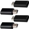 CanQuanSWZX 4 adattatori USB C a mini USB, USB C da femmina a mini USB 2.0 maschio per trasferimento dati, sincronizzazione e ricarica di lettori MP3, Dash Cam, fotocamera digitale, ricevitore GPS e altro ancora