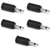 PaYuanRaoTi 5PCS Adattatore Mono A Stereo Da 3,5 Mm, Per Connessioni Audio, Adattatore Jack 3,5 Mm Come Adattatore Stereo A Mono E Adattatore Cuffie 3,5 Mm Per Dispositivi Di Registrazione Headset E Dispositivi A