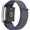 GIOPUEY Cinturini Compatibile con Amazfit Helio Strap, Cinturino in Morbido Nylon Intrecciato [Unisex] [Traspirante] - Dark Blue