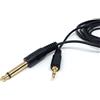 Drut Jack Mono da 2 m da 3,5 mm a Jack Mono da 6,35 mm Cavo Audio coassiale TS, Maschio a Maschio estremità placcate Oro 6,5 Piedi