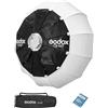 GODOX CS-65T Pieghevole Lanterna Softbox 65cm Soft Light Modifier Fotografico Soft Box Lantern per Bowens Mount Studio Video Flash Light SL60W MS300-V SL60IID SK400II-V DP400III-V DP600III-V SL100Bi