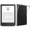 Tiorecime Custodia per Kindle da 6 pollici di 11a generazione 2024/2022, leggera, antigraffio, antiurto, in morbido TPU, cover posteriore trasparente