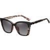 HPIRME clip su occhiali da sole polarizzati uv400 montatura per occhiali da donna acetato leopardo marrone guida, montatura leopardata nera, taglia unica