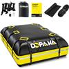 Dopaka Borsa Tetto Auto, 594L Grande Box da Tetto per Auto Impermeabile Borsa Tetto Auto, Pieghevole Borsa Tetto 21 Piedi Cubici, Include tappetino antiscivolo+6 cinghie rinforzate+serratura