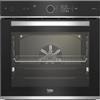 Beko bPRO500 BBIS13400XMSWAE Forno da Incasso Multifunzione Elettrico 60 cm assistita vapore SteamAid 15 funzioni Classe A++ Finitura Cristallo nero e acciaio inox