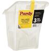Purdy Fodere per secchi, confezione da 3, trasparente, 21 x 21 cm