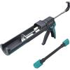 wolfcraft Set per tracciare e lisciare fughe in silicone - Set composto da una pistola per silicone e un lisciafughe, ideale per lavorare in spazi ristretti