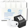 Double Dragon 20 rotoli di carta termica premium 80 x 80 mm, ricevuta per EPOS POS, registratore di cassa, macchina per carte di credito PDQ, per stampante Epson Citizen Toshiba Star TSP TH243 CBM232 CBM233 CBM253