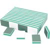 FSSTUD 50 pezzi 600/4000 Grit Buffer Block Nail File Nail Buffing Sponge Block Double Sided Nail Buffer Mini Manicure Nail Polish Levigatura Buffer per Salon Home