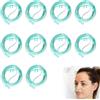 Miayical Sauerstoffbrille,Cannula Nasale per Ossigeno con Tubo da 3m - 10 Pezzi, Monouso in Plastica Morbida, Compatibile con Concentratori e Dispositivi per Ossigenoterapia, Inalazione e Terapia Respiratoria