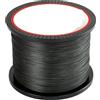 WEQYFDC Filo Da Pesca 8 fili 4 intrecciati 1000M 3000M lenza multifilamento in PE for la pesca alla carpa in acqua salata(4X-Black Deal,500M-1.0-20LB)