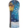SyXIOP Streetlamp Fiocchi di Neve Vetro Macchiato Golf Head Cover Set Headcover con Numero Tag per Fairway Legno Hybrid golf cart accessori