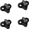 KQFCAZRE Set di 4 Ganci di Fissaggio, Ganci Elastici, Elementi di Fissaggio, Ganci per Kayak, Universali con Viti Antiruggine, Realizzati in Robusto Nylon per