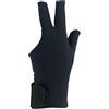 harayaa Guanto da Biliardo per Mano Sinistra, Design a 3 Dita, Antiscivolo, Accessorio per Stecca da Snooker, Materiale in Tessuto Elastico Traspirante, Rosso