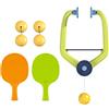 FytStycale Tavolo -Pong da Interno, Installabile su Stipite della Porta, Attrezzatura per L'allenamento dei Bambini, con 4 Palline