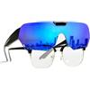 BTGYTTKL Occhiali Ciclismo Occhiali da sole fotocromatici for ciclismo, protezione UV400, for guida, escursionismo, bicicletta(Deep Blue)