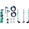 Pegciuho Set da Gioco per Minigolf per Bambini, Giocattolo Interattivo Portatile, Giocattolo Educativo, Set da Gioco per Campo da Golf All'aperto, Rosa
