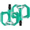 Durashmall Pedali per mountain bike in nylon composito con doppie boccole DU, asse in acciaio, impermeabili e antipolvere, per MTB, ciclismo su strada, pendolarismo, fitness, equitazione, nero, grigio