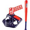 Fxzqgnh Macchina Lancia-Palle da Baseball per Bambini, Lanciatore da Baseball per Uso Interno Ed Esterno, Giocattolo da Baseball, Lanciatore da Baseball, Rosso