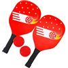 Generic Pagaie da tennis da tavolo, racchette da pong | Set racchette da tennis tavolo da esterno | Kit ad alte prestazioni con 2 pagaie e 2 palline, attrezzatura sportiva per uomo, donna