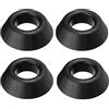 BUAGOUWZ 4X Supporto per Palla, Supporto per Display Basket nel Plastica per Calcio, Pallone da Basket, Nero
