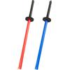 Hellery Set di 2 Spade da Allenamento in Schiuma, Bastone da Allenamento con Impugnatura Morbida Imbottita, per Sparring, Ausilio per Arti Marziali, Sc, 80 Cm