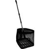 Wswqop Pingpong Picker Raccoglitore Palline Pingpong Retriever Contenitore con Manico Telescopico in Acciaio E PVC Adatto a Campi da Tennis Pingpong E, Nero