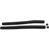 Yhenlovtt 2 impugnature nere in schiuma per manubrio della bicicletta, per tosaerba, lunghezza 50 cm, diametro esterno 34 mm, diametro interno 20 mm, spugna morbida, S