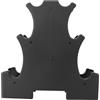 Cocoarm Rastrelliera per Manubri, Supporto per Rastrelliera per Manubri in PVC a 3 Livelli, Stoccaggio Verticale, Ingombro Compatto, Design Staccabile, Organizzatore di per Palestra Domestica per