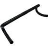 Wswqop Manubrio Fisso per Bici da Strada, Realizzato in Alluminio Aerodinamico, Curvo per Un Migliore Controllo, Adatto per Biciclette, Nero Opaco