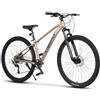 PVY Mountain bike 29 pollici Hardtail uomo (175-190 cm), 1x9 marce, cambio a catena Altus, freni a disco idraulici, telaio in alluminio, All Terrain MTB, marrone