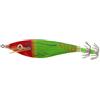 Generico Set 10 Esche Artificiali Luminose per Calamari e Seppie, Gambero in Legno con Occhi 3D e Coda Fosforescente, Ami Affilati in Acciaio Inox, Colori Assortiti Vivaci, 10cm (d)