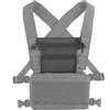 Generic Pannello Frontale Modulare per Chest Rig, Piattaforma Organizzatore Tattico con e Cordini Elastici, Accessorio MOLLE per Attrezzatura(MC)