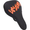Durashmall Sella per mountain bike, ergonomica, con assorbimento degli urti, impermeabile, in schiuma di poliuretano antiscivolo, per downhill, MTB, corsa, nero e bianco (tutto nero)
