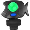 Generic Allarme di pesca - Indicatore di luce LED Allarmi morsi per canne da pesca - Acqua Acqua salata Attrezzatura sensibile per i fiumi dei laghi flussi | Mare d'altura