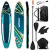 Athler Zander 350 Stand up Paddling Board - SUP Board fino a 180 kg - Set completo con seggiolino per kayak & pagaia 2 in 1 - 350 x 80 cm - Borsa per il trasporto pompa finlandese Leash accessori