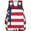 Generic Zaino (Usa Flag Grunge Old American Flag) Zaini Trekking Backpack Resistente Zainetto Per Notebook Outdoor Escursioni