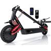 HX D06 Monopattino Elettrico Adulto, Doppia Sospensione, 500W 16Ah E Scooter per Città e Leggero Off-Road, Autonomia Massima 45-55 km, Display Multifunzione - Pneumatico Pieno 8.5