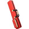 APLVFFZH Borsa per Stecche da Biliardo, Borsa per Il Trasporto, 1/2 Giunto, Portatile, per Snooker, Biliardo, 3 Calci, 4 Aste, Rosso