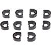 Aymzbd 10 Pezzi C-Clips Ganci Ciclismo Plastica Ganci per Cavi Adatti a Fissaggio Telaio Forcella Bici Uso Strada Montagna Ciclismo