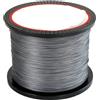WEQYFDC Filo Da Pesca 8 fili 4 intrecciati 1000M 3000M lenza multifilamento in PE for la pesca alla carpa in acqua salata(4X-Gray,500M-2.0-35LB)