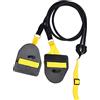 Aymzbd Fascia di Resistenza Barra Pilates Kit Bande Elastiche Regolabili Bastone Esercizio Attrezzi Ginnici Materiale TPE Adatto per attività Acquatiche