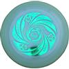 Discraft Ultimate Frisbee Discraft Ultra Star GHOST NIGHT GLOW di colore verde metallico - noctilucent