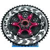 HKZRTUDS Compatibile con Shimano, Compatibile con Cassetta MTB Leggera ZRACE Alpha 10/11/12 velocità HG/MS/XD Ruota Libera 46T/50T/52T,Componenti(HG Black 10s 11-50T)