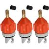CFCMZTZPED 3 pezzi kit adattatore valvola pompa aria paddle board kayak gommone accessori convertitore gonfiabile