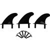 Oshhni 3 Pezzi Set Surfboard Accessori Viti Plastica Leggera Morbida Facile da Montare Adatto per Surfisti Appassionati Spiaggia E